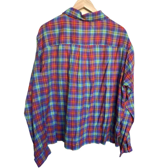 BP Rainbow Checkered Shirt NWT - Picture 2 of 4